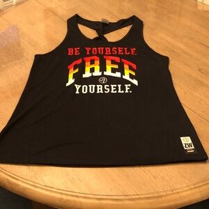 Zumba Fitness Black 'Be Yourself Free' Tank Top
